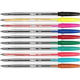 Komplet długopisów Titanum fluo 10 kolorów Fun&Joy