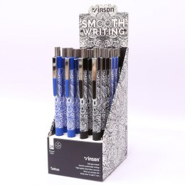 Długopis olejowy Vinson Fashion 103 MANDALA niebieski 0,7mm Vinson