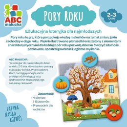Gra edukacyjna Trefl Pory Roku z Serii ABC Malucha Pory roku (01941) Trefl