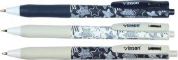 Długopis olejowy Vinson STAR 508 GWIAZDA niebieski 0,7mm Vinson