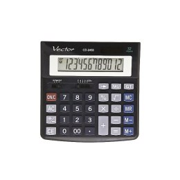 Kalkulator na biurko Vector (KAV CD-1202 BLK) Vector