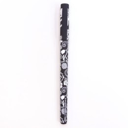 Długopis olejowy Vinson Fashion A71 KWIATY BLACK-WHITE niebieski 0,7mm Vinson