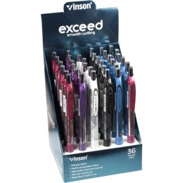 Długopis Vinson 0,7mm niebieski wkład mix kolorów 208 Vinson