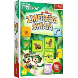 Gra edukacyjna Trefl Zwierzęta świata - Rodzina Treflików (02337) Trefl