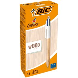 Długopis Bic 4 Colour St 4C Wood Natural mix 1,0mm (508964) Bic