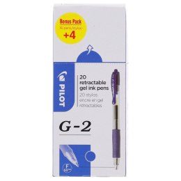 Długopis żelowy Pilot G2 czarne 0,5mm (PIBLG2-L-BOX-20) Pilot