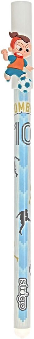 Długopis wymazywalny Strigo wymazywalny Piłka nożna 590231557565 niebieski 0,5mm (SSC193) Strigo