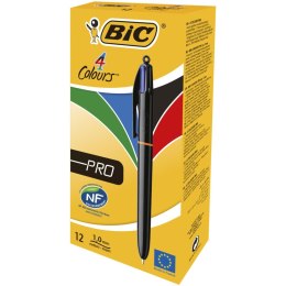 Długopis olejowy Bic 4 Colours Pro mix 0,4mm (902129) Bic