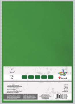 Filc Titanum Craft-Fun Series A4 kolor: zielony ciemny 10 ark. [mm:] 210x297 (345154) Titanum