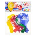 Balon gumowy Godan Premium Hel z nadrukiem 8, 13 cali/5 sztuk mix 330mm 13cal (GS120/8) Godan