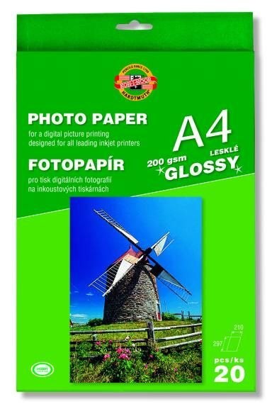 Papier foto A4 200g [mm:] 210x297 Koh-I-Noor Koh-I-Noor