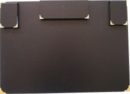 Podkład na biurko z wyposażeniem czarny płyta piśniowa pokryta okleiną PVC [mm:] 700x500 Warta (1824-910-012) Warta