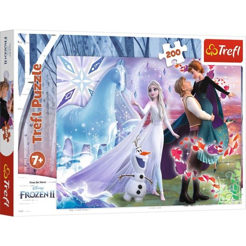 Puzzle Trefl Frozen 2 Magiczny świat sióstr 200 el. (13265) Trefl