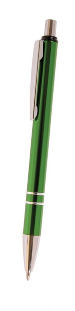 Długopis wielkopojemny Cresco Star metalowy zielony niebieski 1,0mm (600005St-03) Cresco