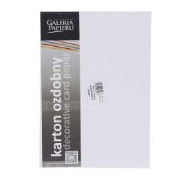 Papier ozdobny (wizytówkowy) gładki A4 biały 200g Galeria Papieru (202831) Galeria Papieru