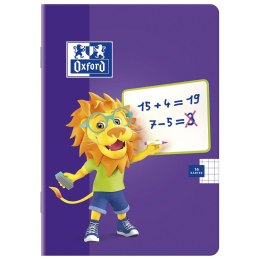 Zeszyt Oxford Lion A5 16k. 90g linia podwójna kolorowa (400106954) Oxford