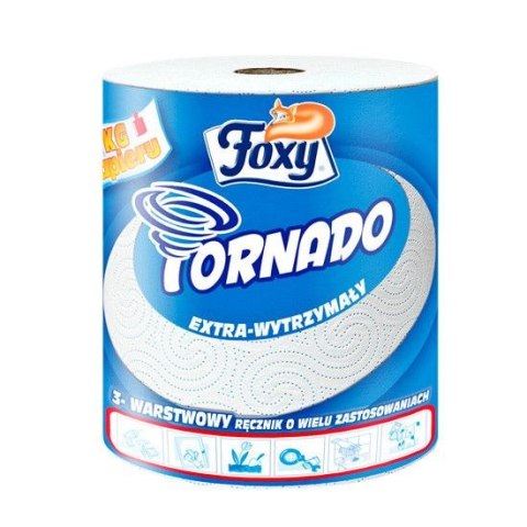 Ręcznik rolka Foxy Tornado papier kolor: biały Foxy