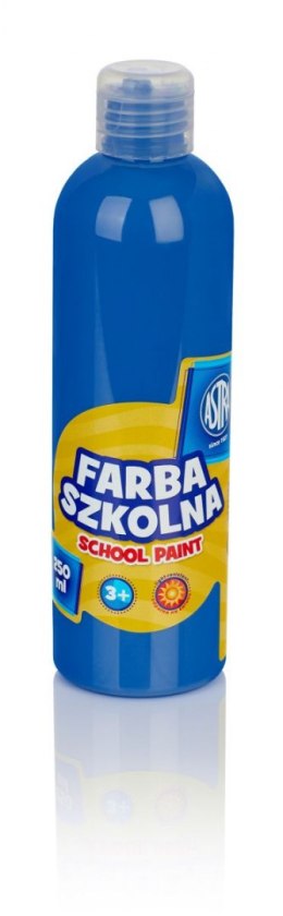 Farby plakatowe Astra szkolne kolor: niebieski ciemny 250ml 1 kolor. Astra