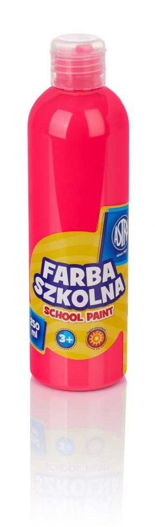 Farby plakatowe Astra szkolne kolor: różowy 250ml 1 kolor. Astra