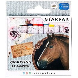 Kredki świecowe Starpak Sweet Horses 12 kol. (274630) Starpak