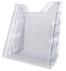 Pojemnik na dokumenty pionowy Combiboxx A4 bezbarwny plastik Durable Durable
