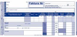 Druk offsetowy Michalczyk i Prokop Faktura VAT pełna 1/3 A4,80 kartek 1/3 A4 80k. (105-8E) Michalczyk i Prokop