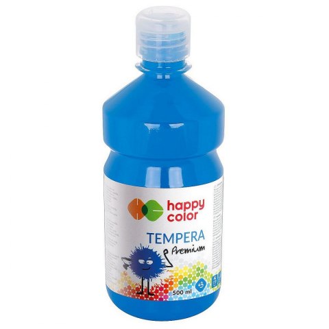 Farba tempera Happy Color kolor: błękitny 500ml 1 kolor. (HA 3310 0500-30) Happy Color