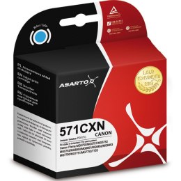 Tusz (cartridge) alternatywny Canon CLI571 CY Asarto (AS-C571CXN) Asarto