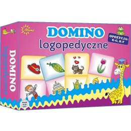 Gra edukacyjna Abino domino logopedyczne domino logopedyczne Abino