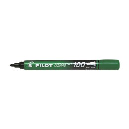 Marker permanentny Pilot, zielony okrągła końcówka (SCA-100-G) Pilot
