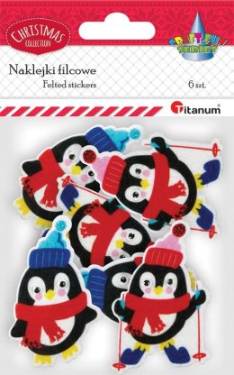 Naklejka (nalepka) Craft-Fun Series filcowe Pingwin Titanum (4824) Titanum