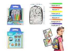Zestaw kreatywny dla dzieci plecak do kolorowania z mazakami Icom (EA019408) Icom
