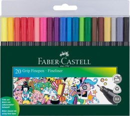 Cienkopisy Grip Faber-Castell 20 kolorów (FC151620) Faber Castell