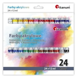 Farba akrylowa Titanum kolor: mix 12ml (04230373) Titanum