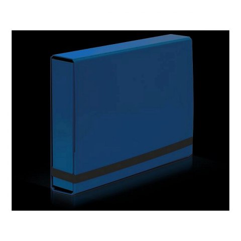 Teczka z szerokim grzbietem na gumkę CARIBIC BOX A4 niebieski VauPe (341/03) VauPe