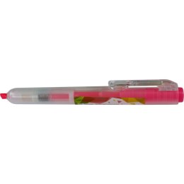 Zakreślacz M&G Fluo-Click automatyczny, różowy 1,0-4,0mm (AHM27371) M&G