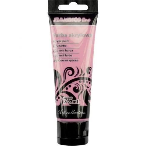 Farba akrylowa Flamingo Line Pastel kolor: różowy 75ml (074) Flamingo Line