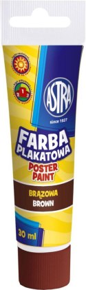 Farby plakatowe Astra kolor: brązowa 30ml 1 kolor. Astra