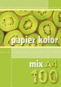 Papier kolorowy Kreska A4 mix 80g Kreska