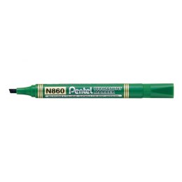 Marker permanentny Pentel, zielony 1,2-4,5mm ścięta końcówka Pentel
