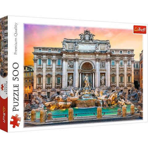 Puzzle Trefl 500 fontanna di trevi 500 el. (37292) Trefl