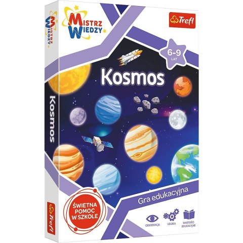 Gra edukacyjna Trefl Kosmos z Serii Mistrz Wiedzy Kosmos (01956) Trefl