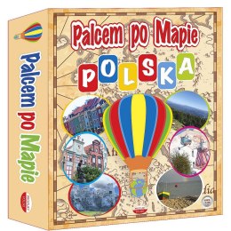 Gra planszowa Abino Palcem po mapie Polska (4183718) Abino