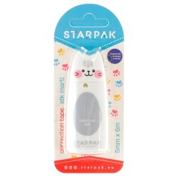 Korektor w taśmie (myszka) Starpak 5x6 [mm*m] (461880) Starpak
