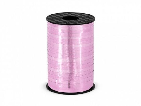 Wstążka Partydeco plastikowa 5mm różowy 225m (PRM5-081) Partydeco
