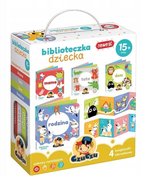 Książeczka edukacyjna Czuczu Biblioteczka dziecka 15mc+ (762077) Czuczu