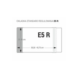 Okładka Biurfol Standard regulowana E5 R [mm:] 277x393-437 (OZK-48) Biurfol