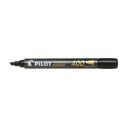 Marker permanentny Pilot, czarny ścięta końcówka (SCA-400-B) Pilot
