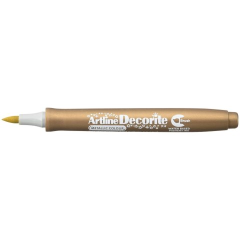 Marker specjalistyczny Artline metaliczny decorite, złoty pędzelek końcówka (AR-035 9 6) Artline