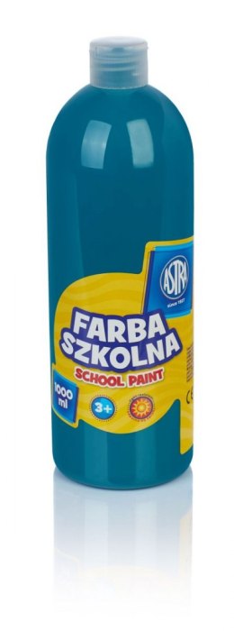 Farby plakatowe Astra szkolne kolor: turkusowy 1000ml 1 kolor. Astra